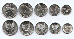 Indonesian Rupiah Money Coins
